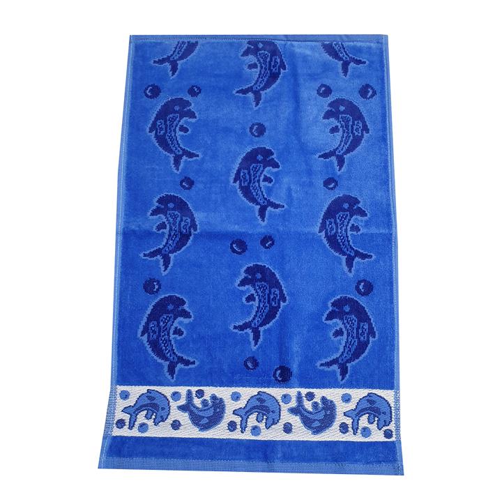 حوله دستی ازدیلک طرح Dolphin سایز 50×30 سانتیمتر